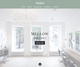 Hjemmeside til Mellow frisørsalon
