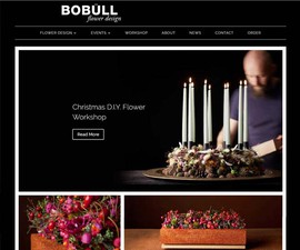 Hjemmeside til Bo Büll Flower Design